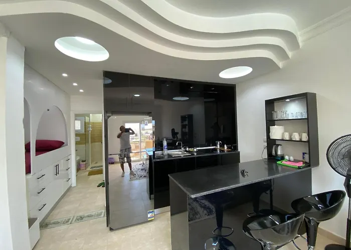 Luxus Designer In Sunny Lakes 2 Ganz Nah Am Zentrum Naama Bay 75 M2 Direkt Am Pool - 2 Bakone Obergeschoss Bis Zu 5 Personen Buchbar * Şarm El-Şeyh
